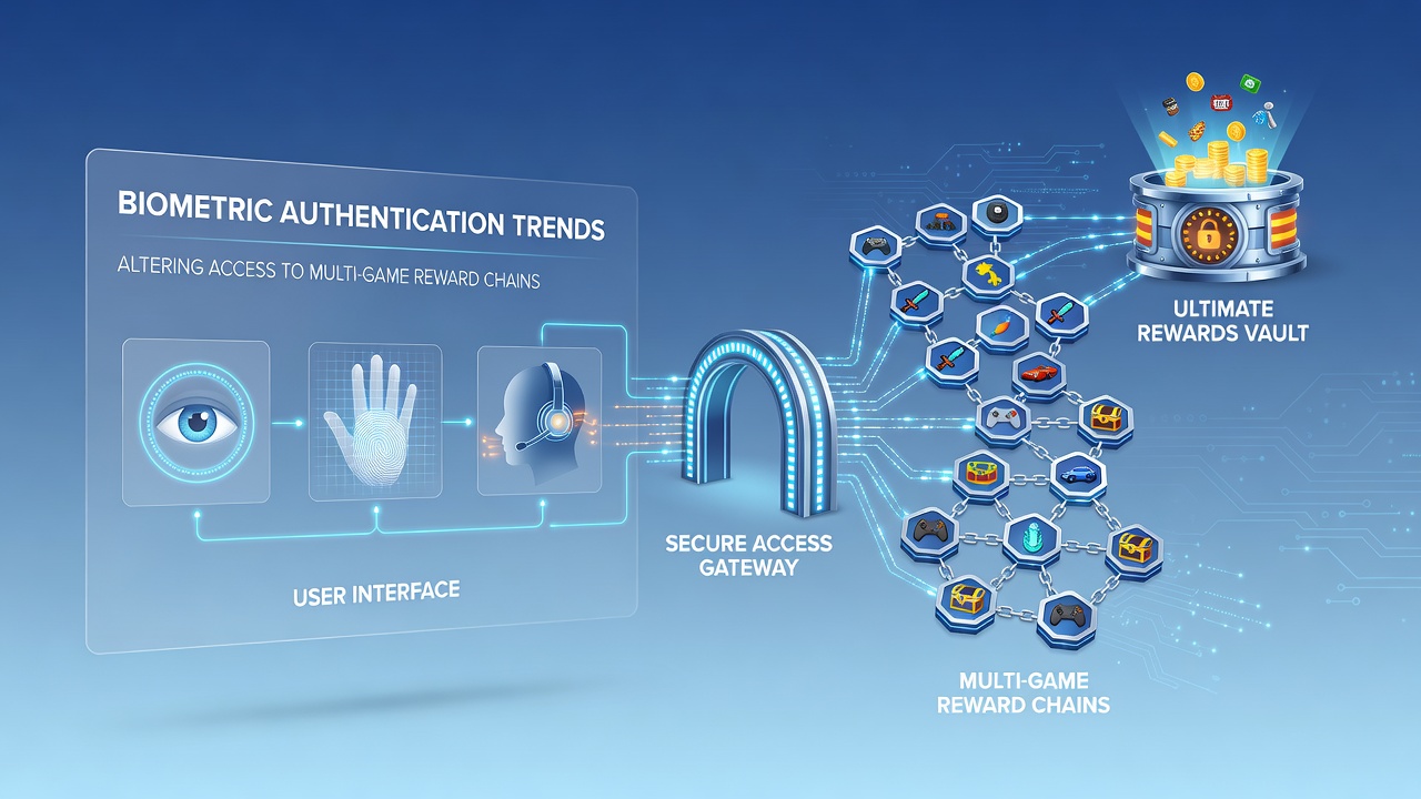 Player using facial recognition to access chained rewards across slot and table game interfaces