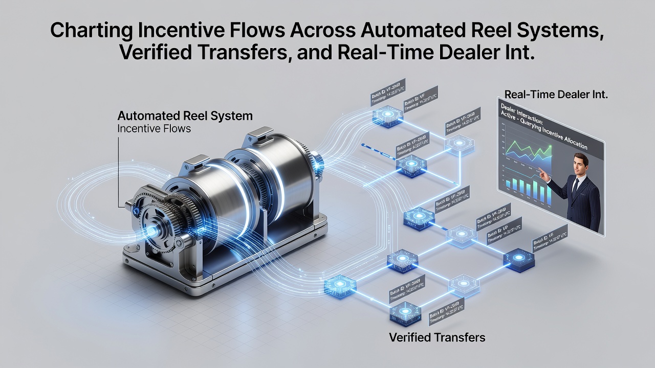 Illustration of verified transfers linking reel systems to live dealer tables in licensed platforms